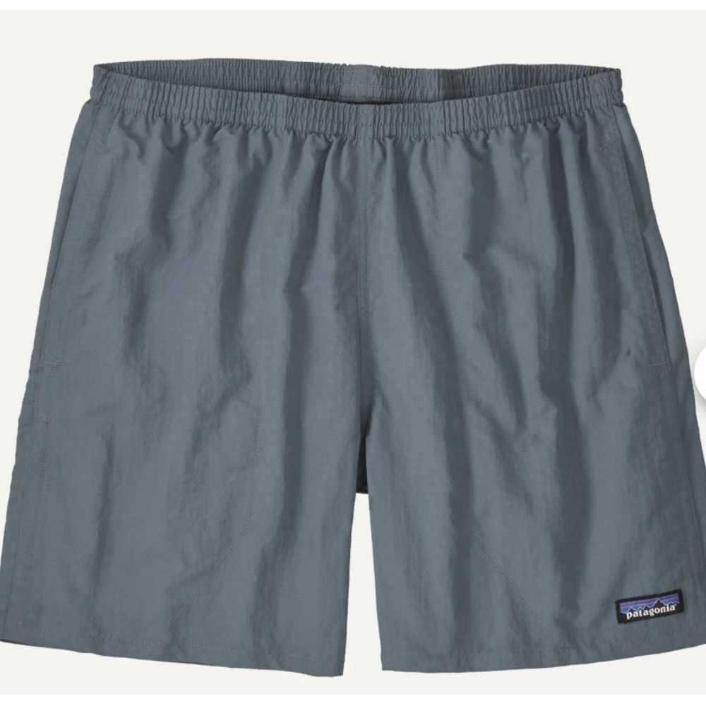 Patagonia Shorts Mens Plume Grey S Nylon Baggies Swim Outdoor Mesh Lined